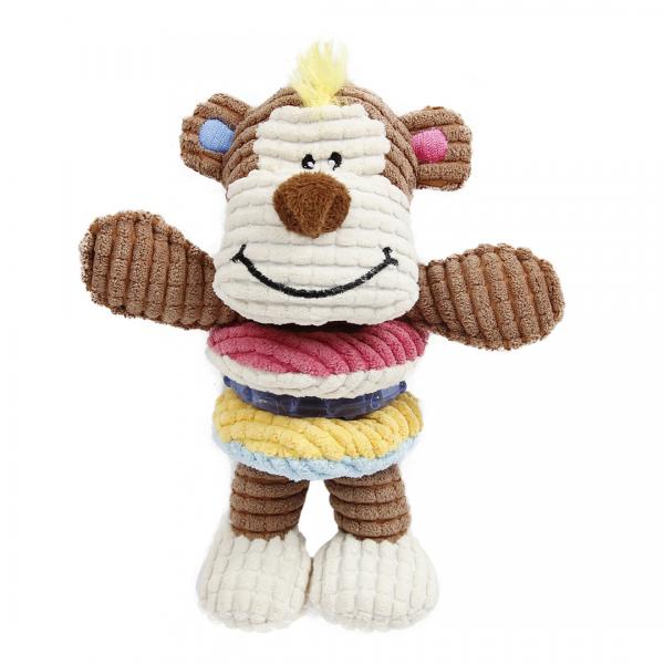 Monkey play Squeaker & TPR Ring